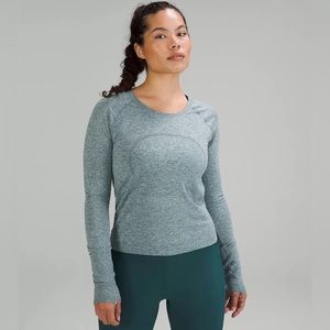 New With Tags - Lululemon- Swiftly Tech 2.0 Race Length - Green Jasper/White - 6